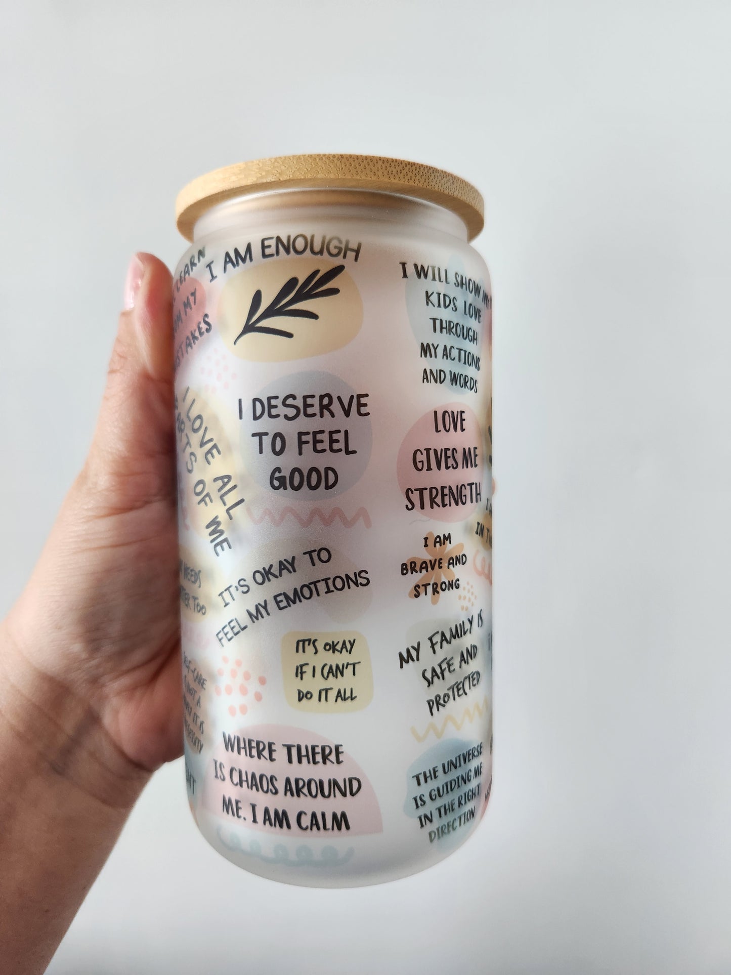 Custom Glass Can Cup