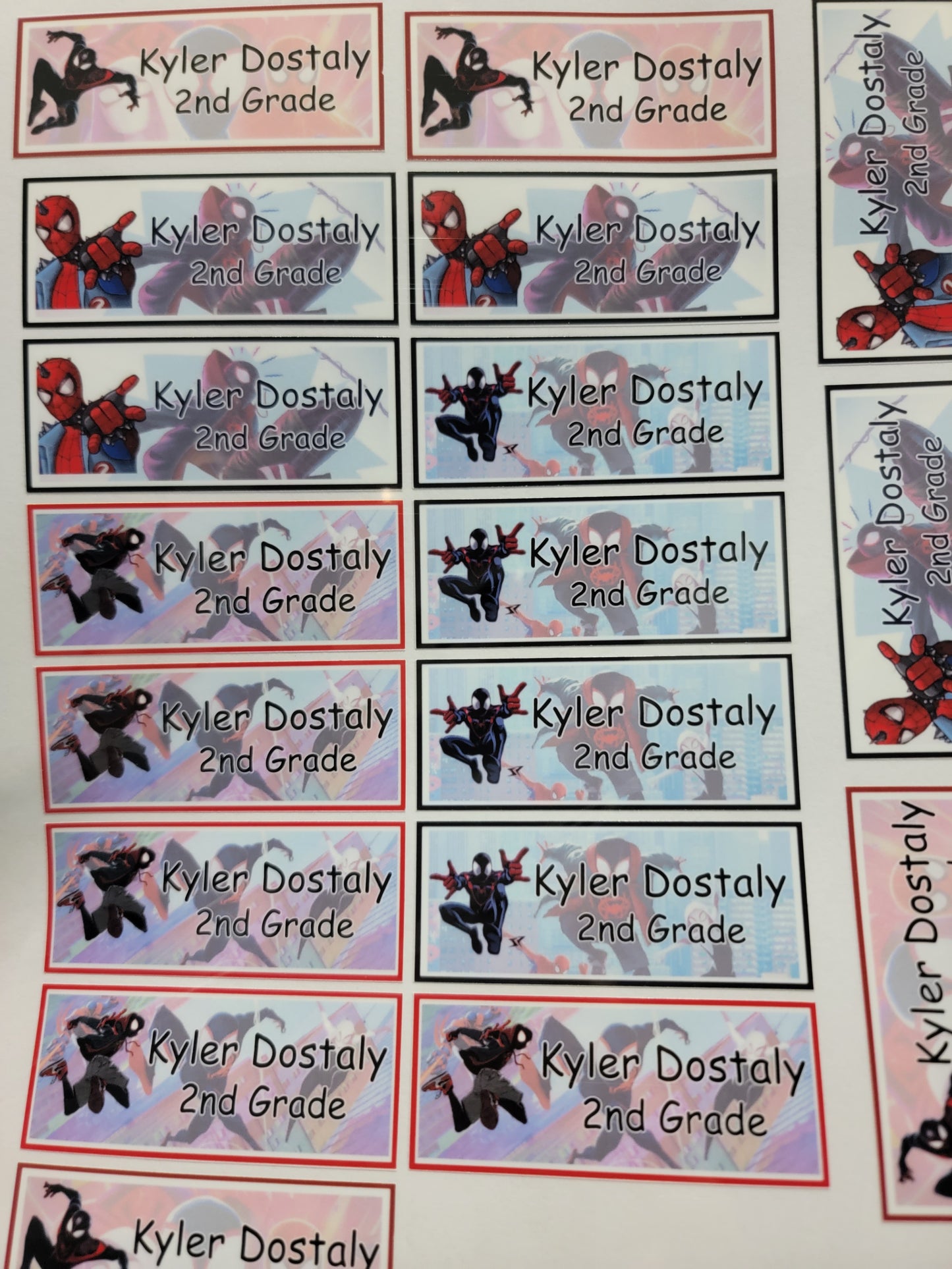 Back to School Labels