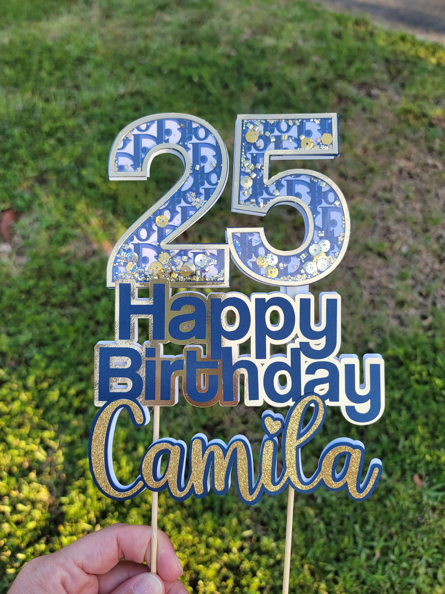 3D Custom Cake Topper Birthday Cake Topper