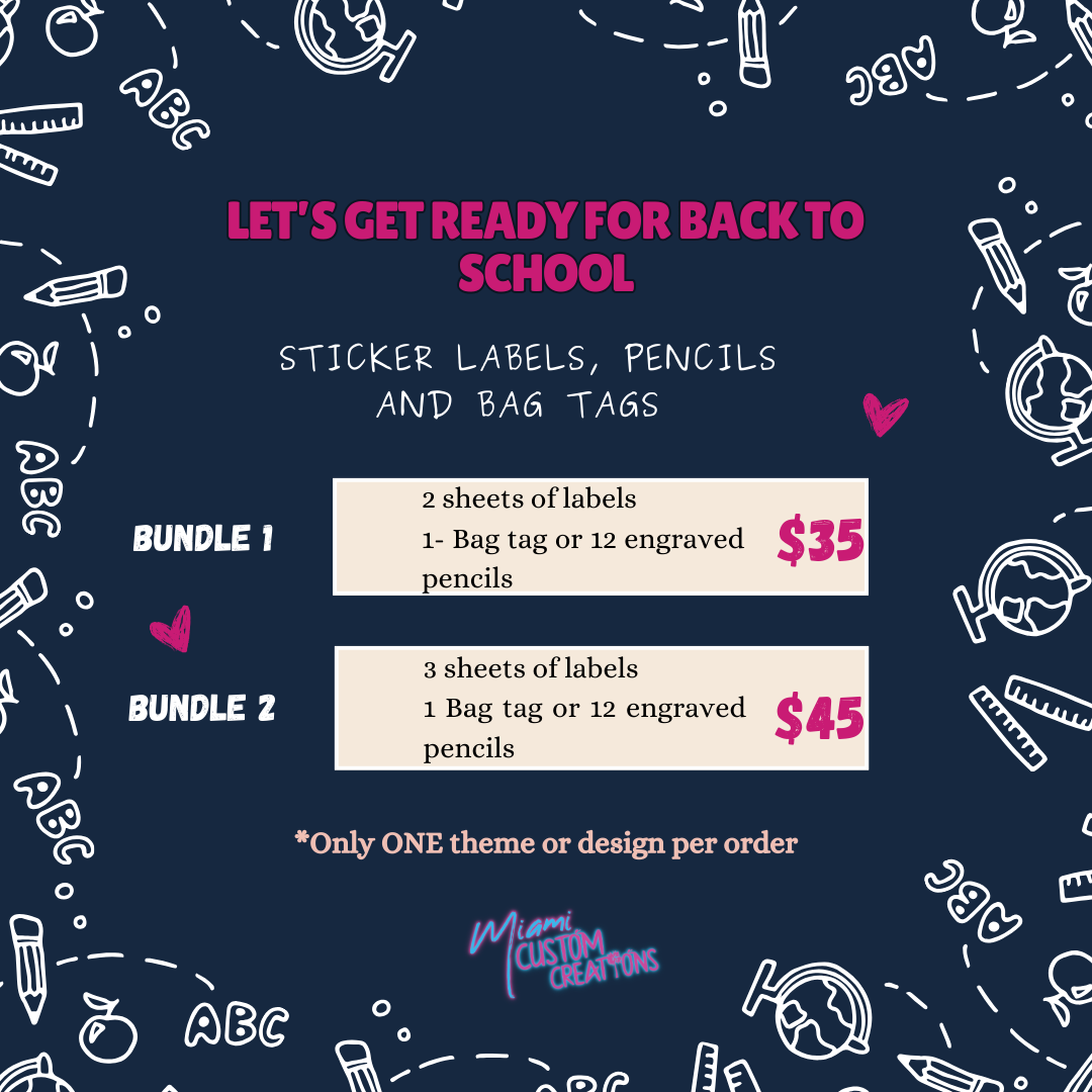 Back to School Labels