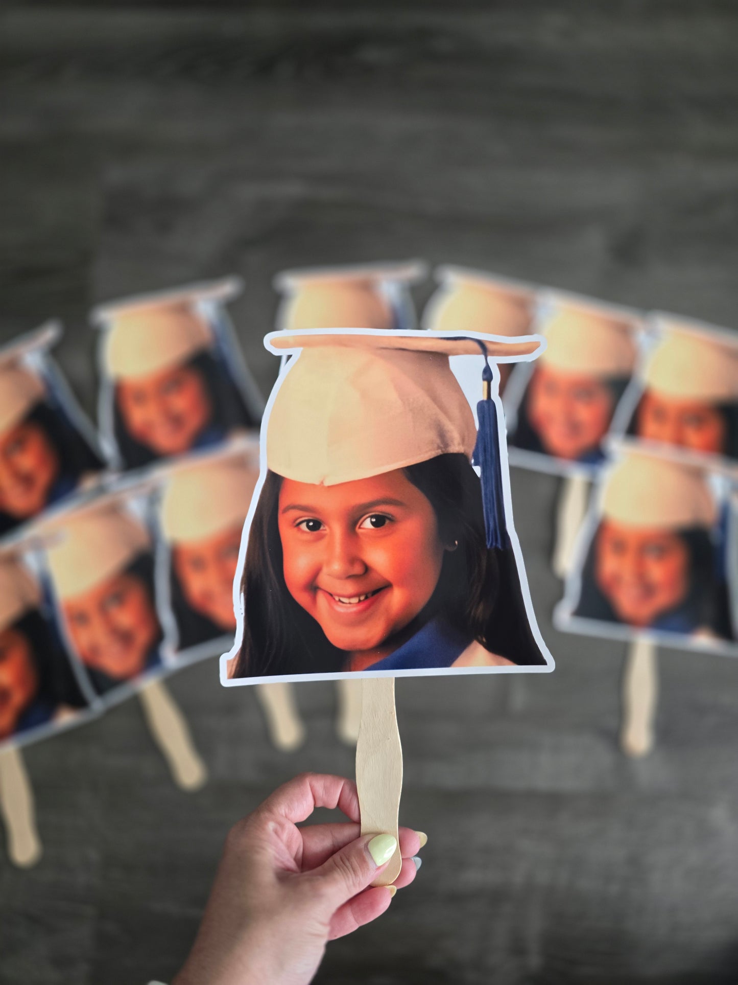 Graduation Fan / Custom Graduation Fan Cutout / Class of 2026 Fan