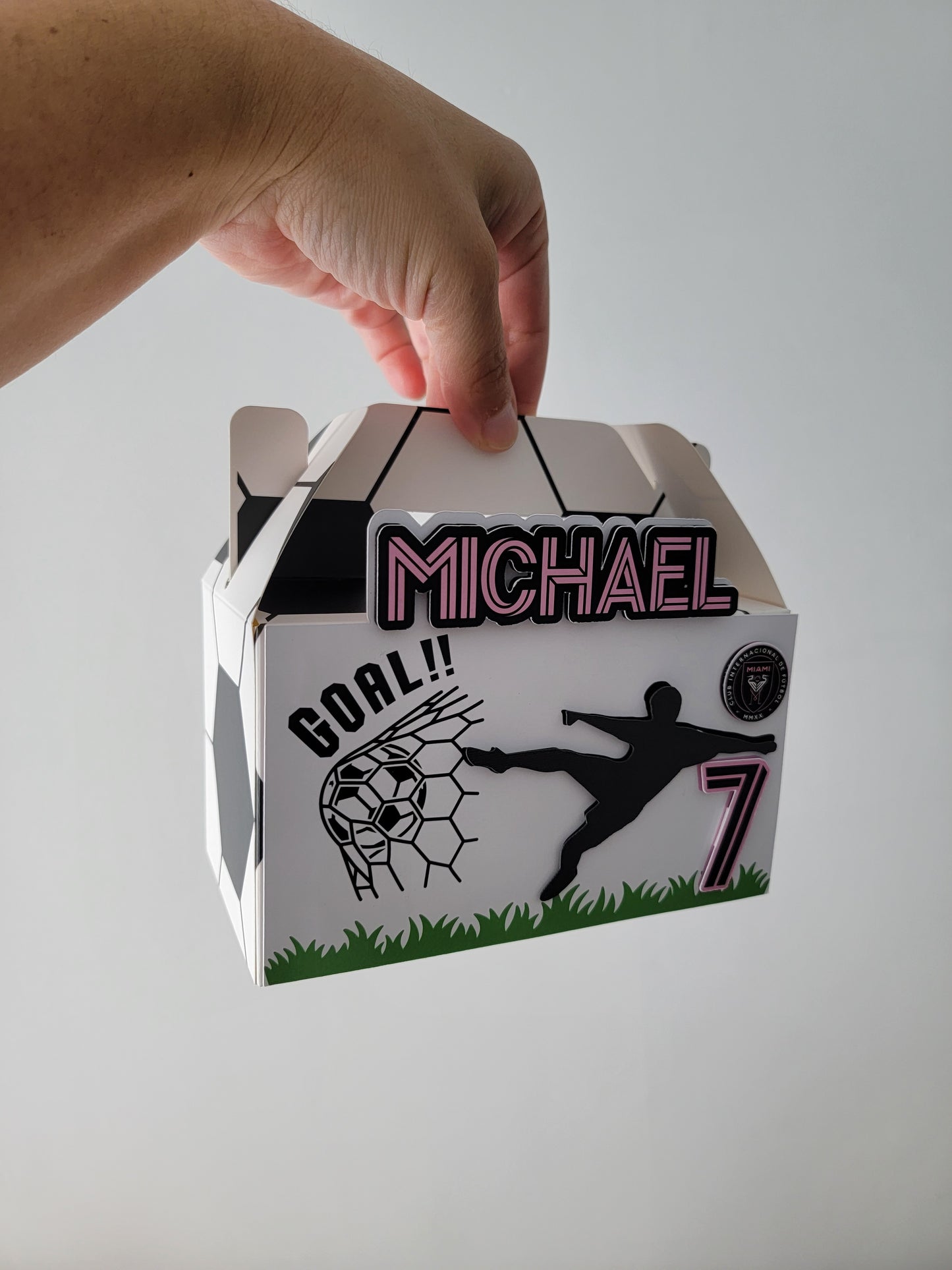 Custom 3D Gable Boxes, Favor Box, Treat Box - Set of 12