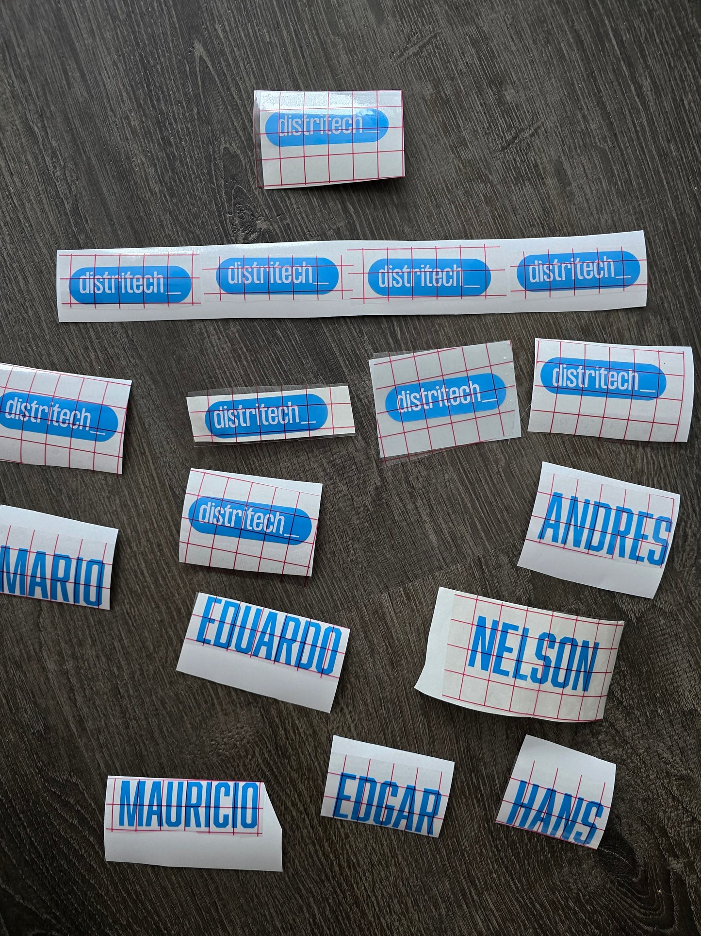 Vinyl Name Decals