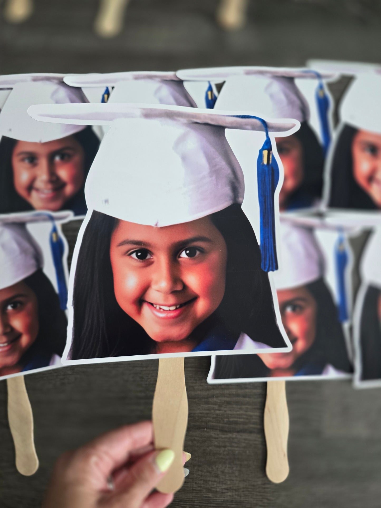 Graduation Fan / Custom Graduation Fan Cutout / Class of 2026 Fan