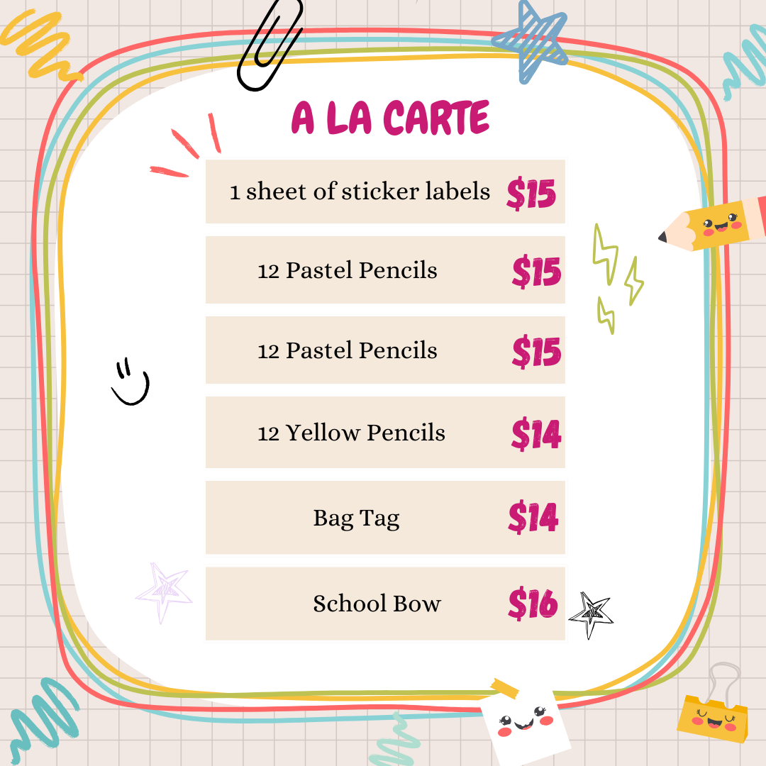 Back to School Labels