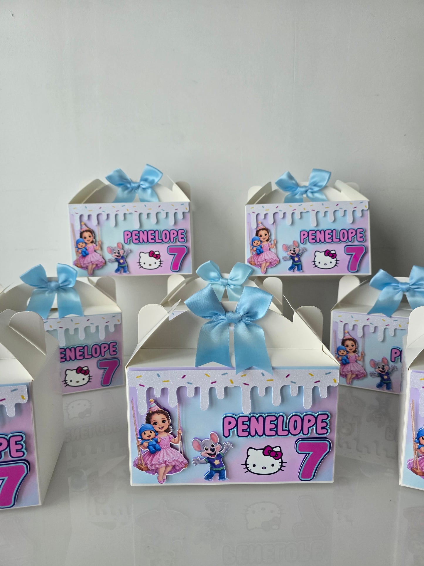 Custom Gable Boxes for Birthdays Party Favors- Personalized Gift Boxes